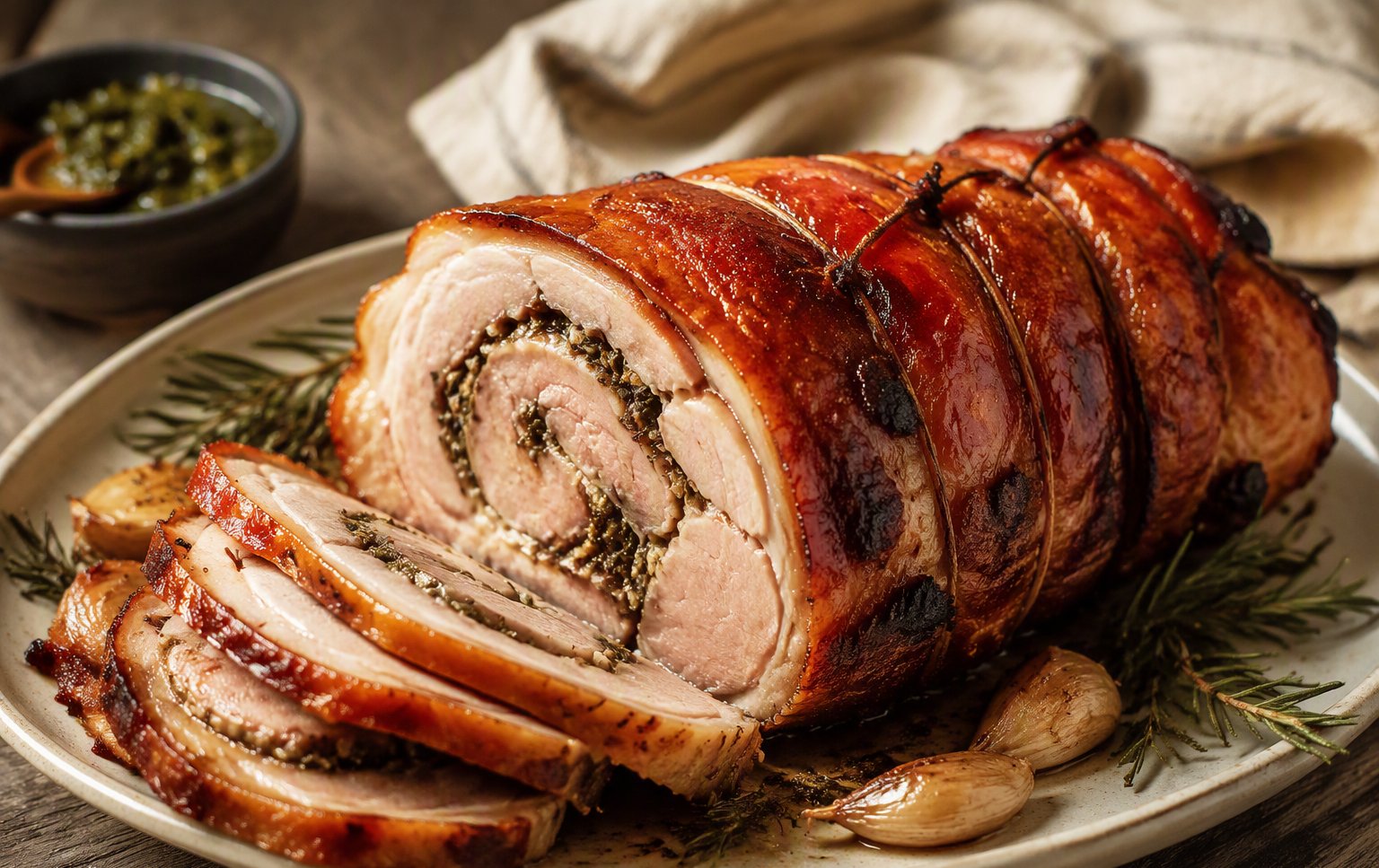 Porchetta al piatto